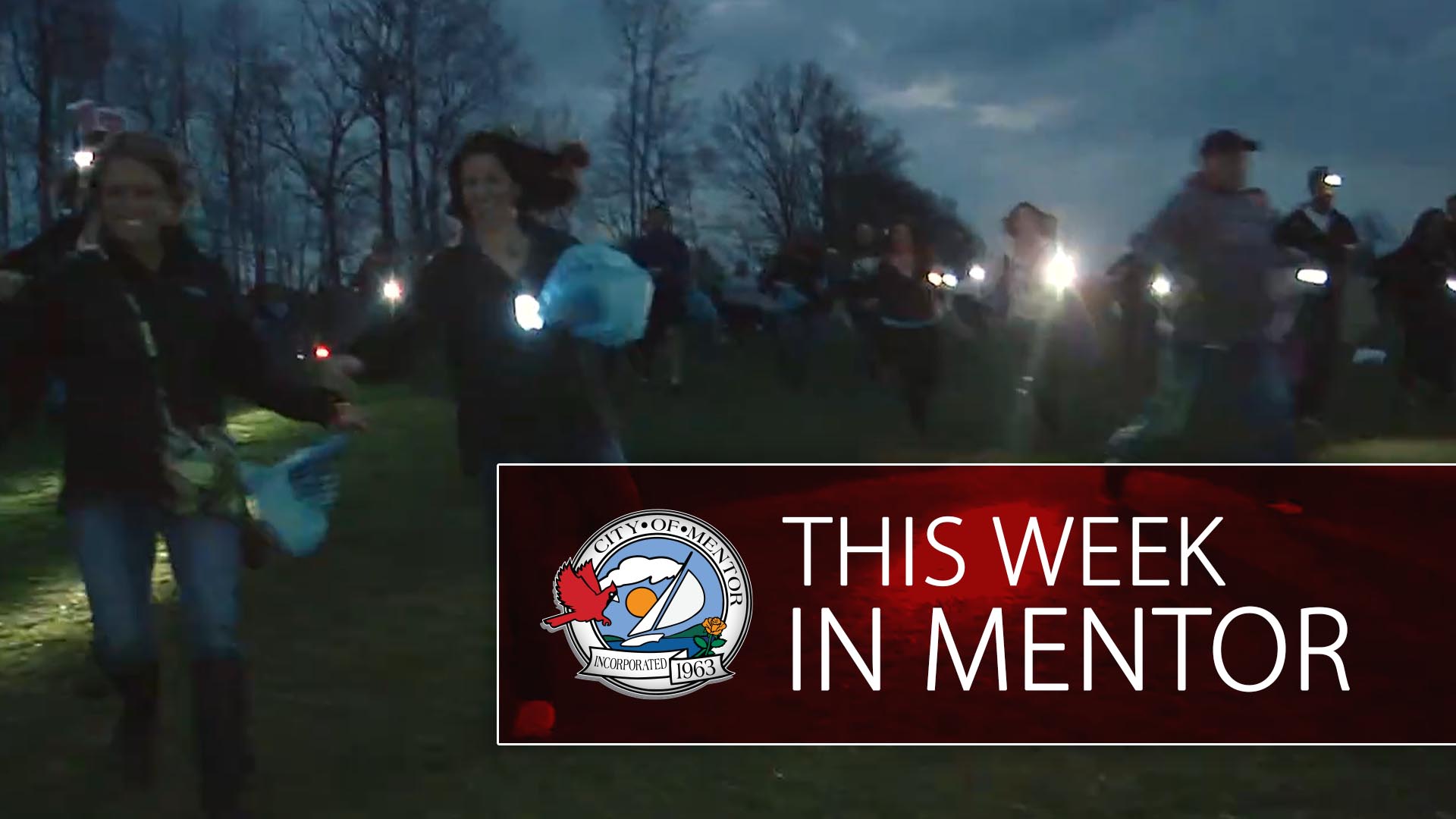 This Week in Mentor featuring participants in the Flashlight Dash