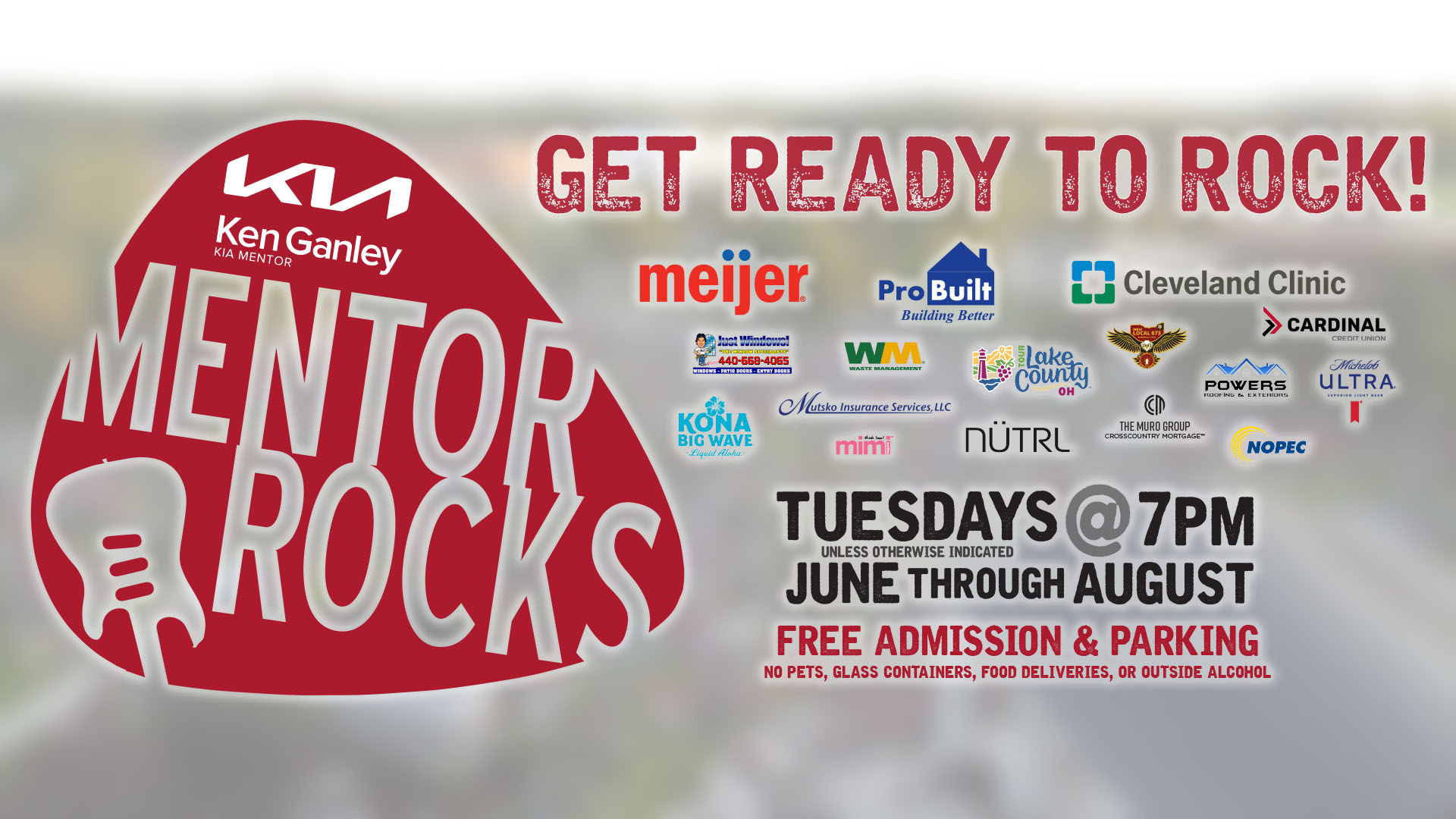 2026 Mentor Rocks Summer Concert Series Sponsor Logos