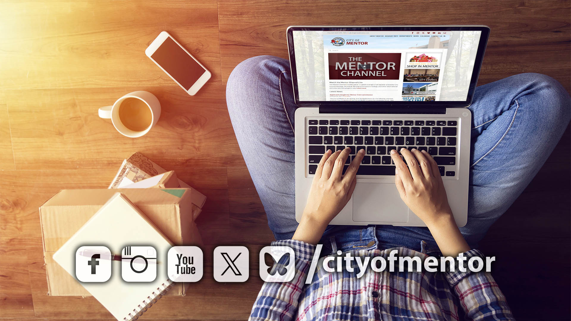 Connect with the city of Mentor on Facebook, Instagram, YouTube, X, and Bluesky.