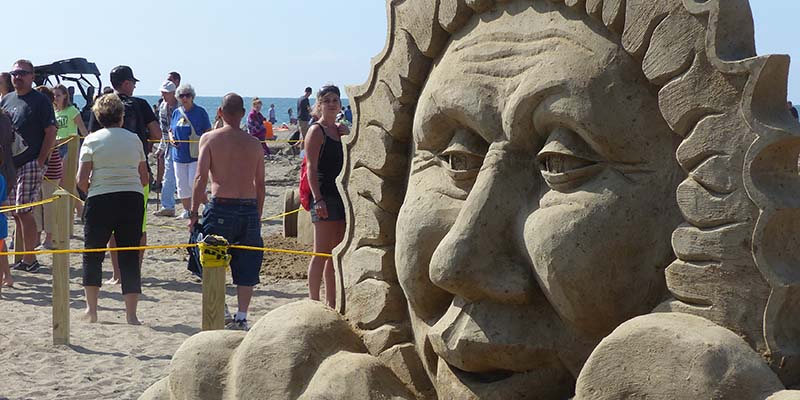 Headlands BeachFest Sand Sculpture