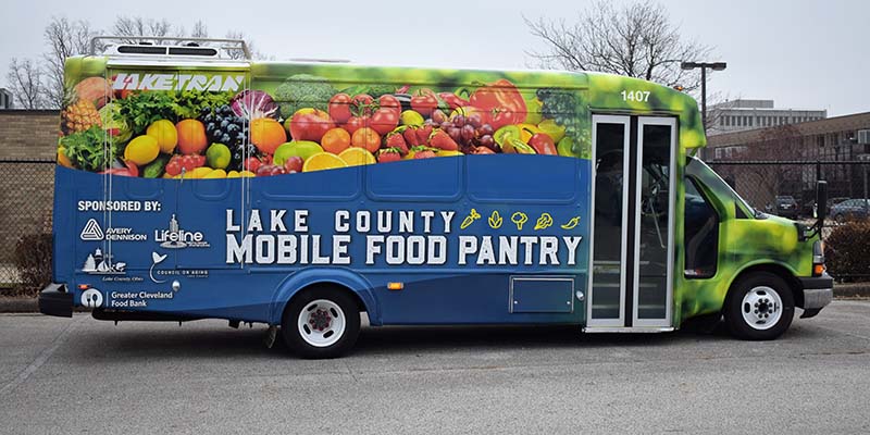Lake County Mobile Food Pantry Bus