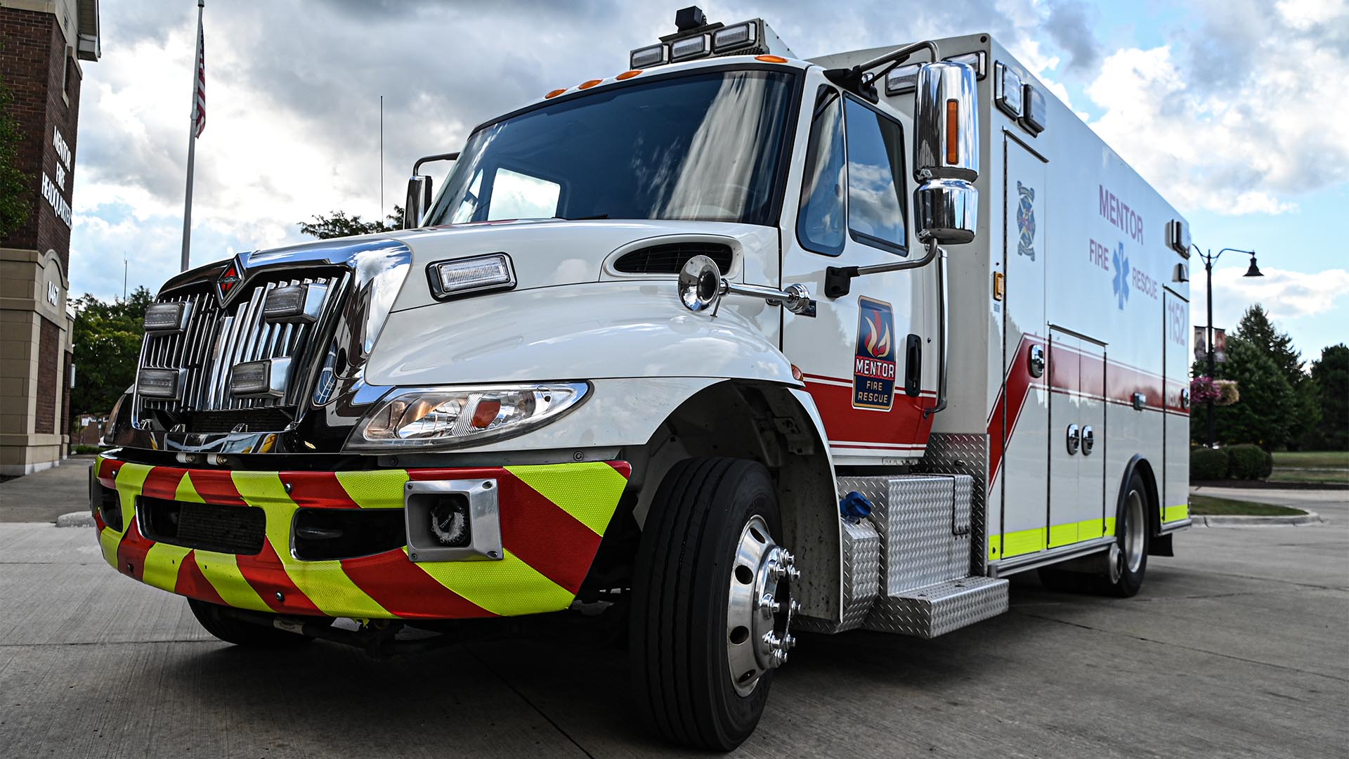 An image of Mentor Fire Rescue Squad 1152.