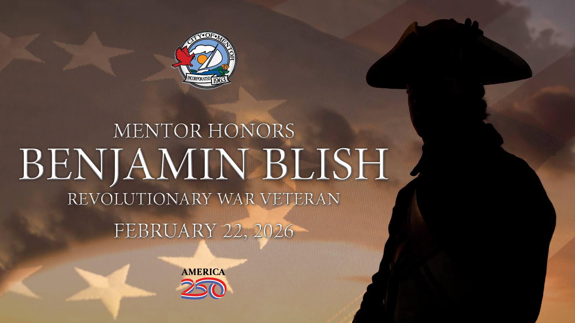 Mentor Honors Revolutionary War Veteran Benjamin Blish
