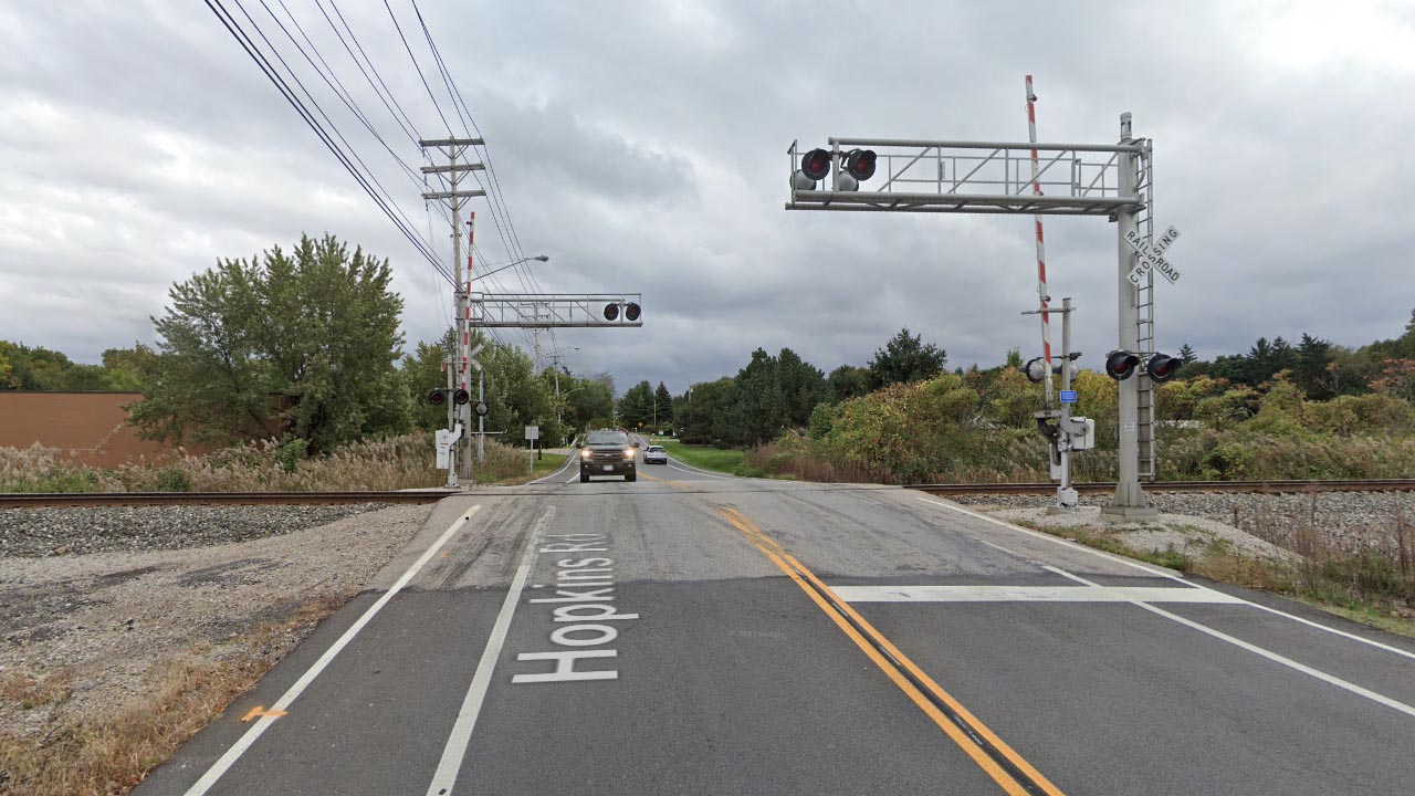 Norfolk Southern Crossing at Hopkins Road in Mentor