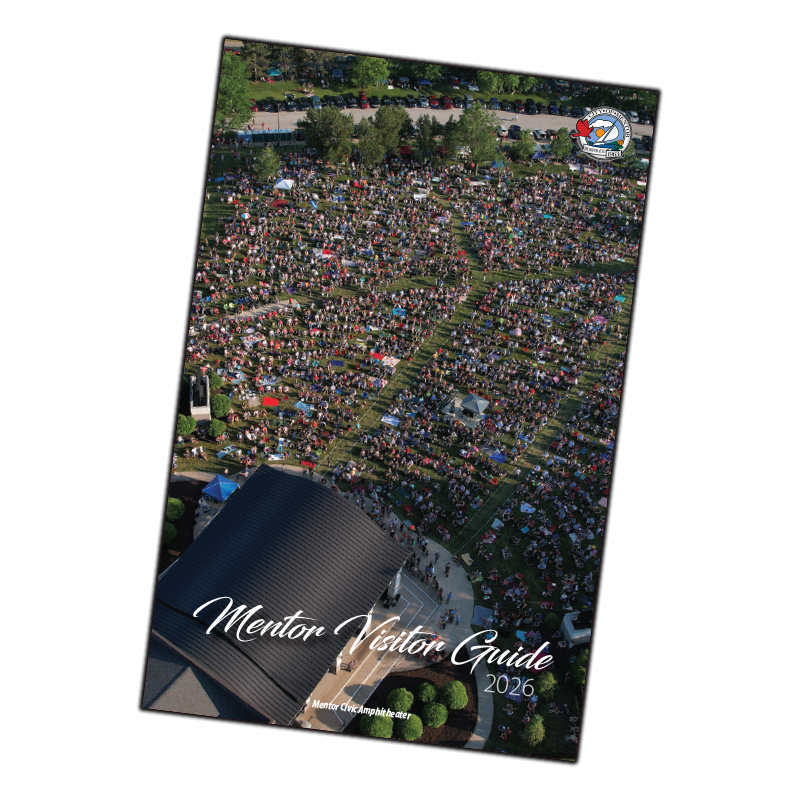 The front cover of the 2026 Mentor Visitor Guide